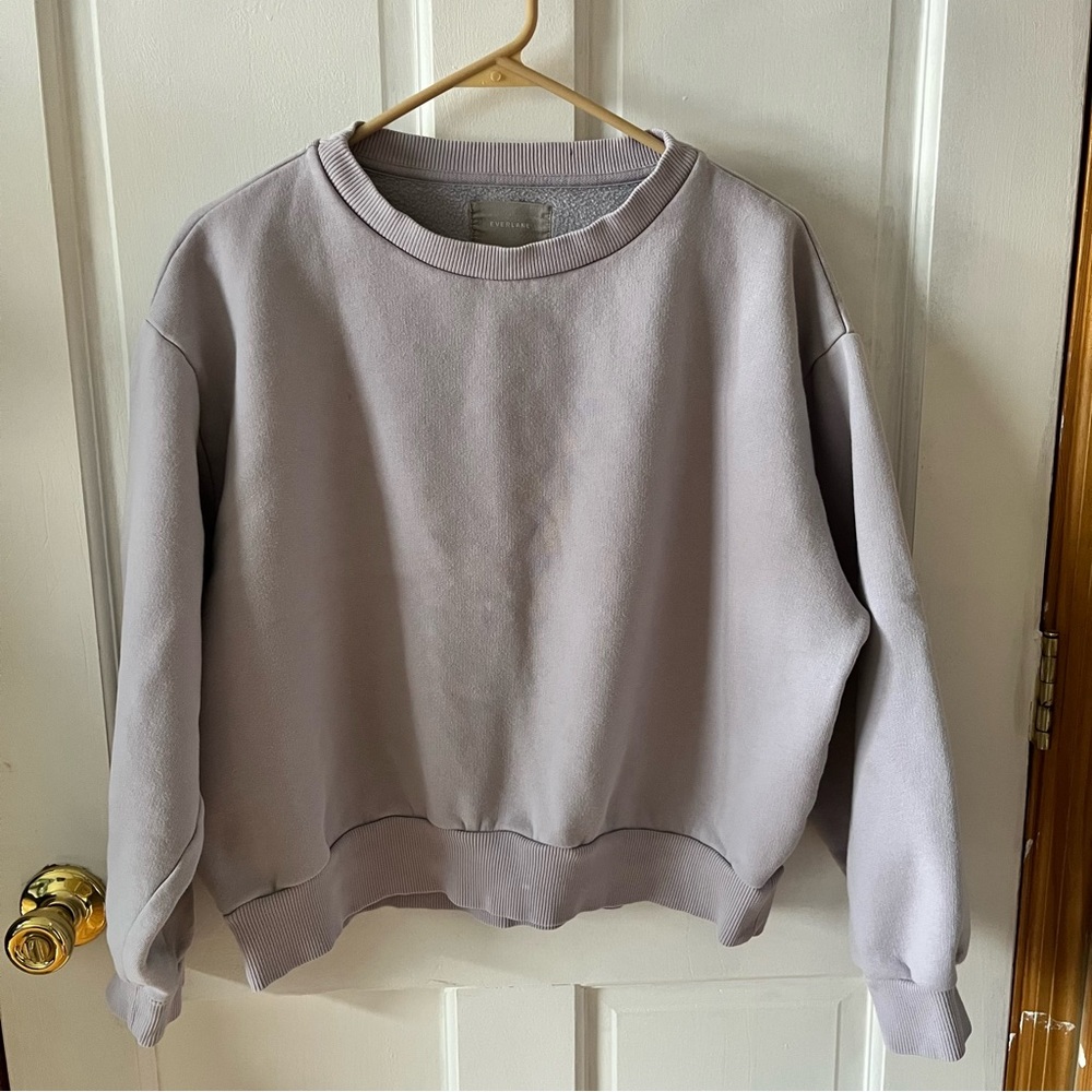 Everlane Lavender Crewneck Sweatshirt